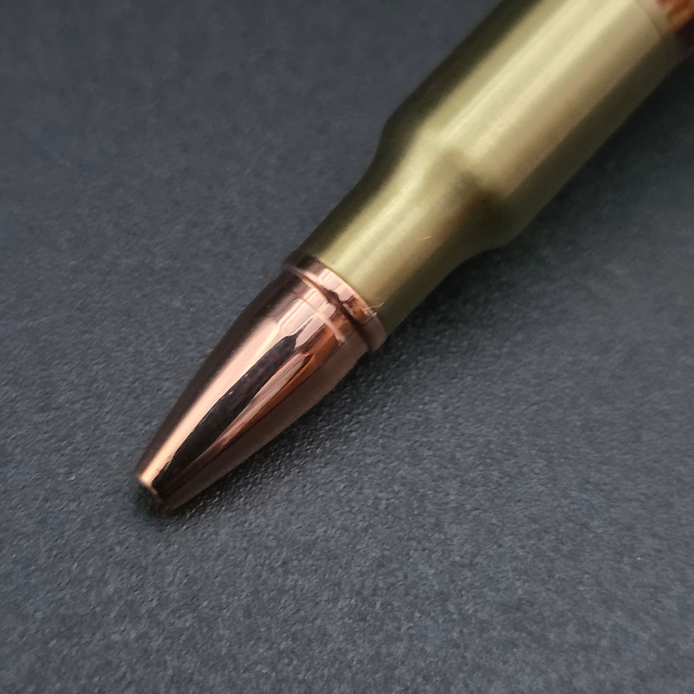 Thumbnail: Marine Corps Pen with Flag with Antique Brass Finish