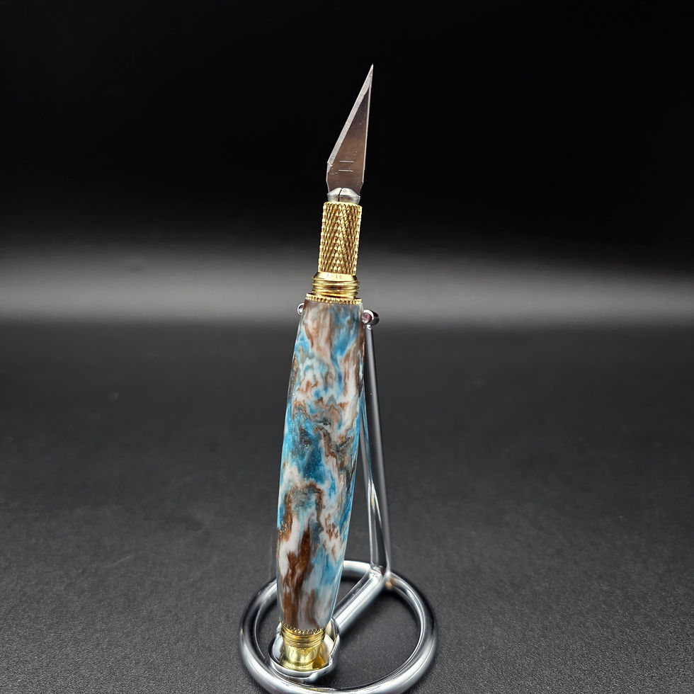 Thumbnail: Blue White and Copper Hobby Knife 3