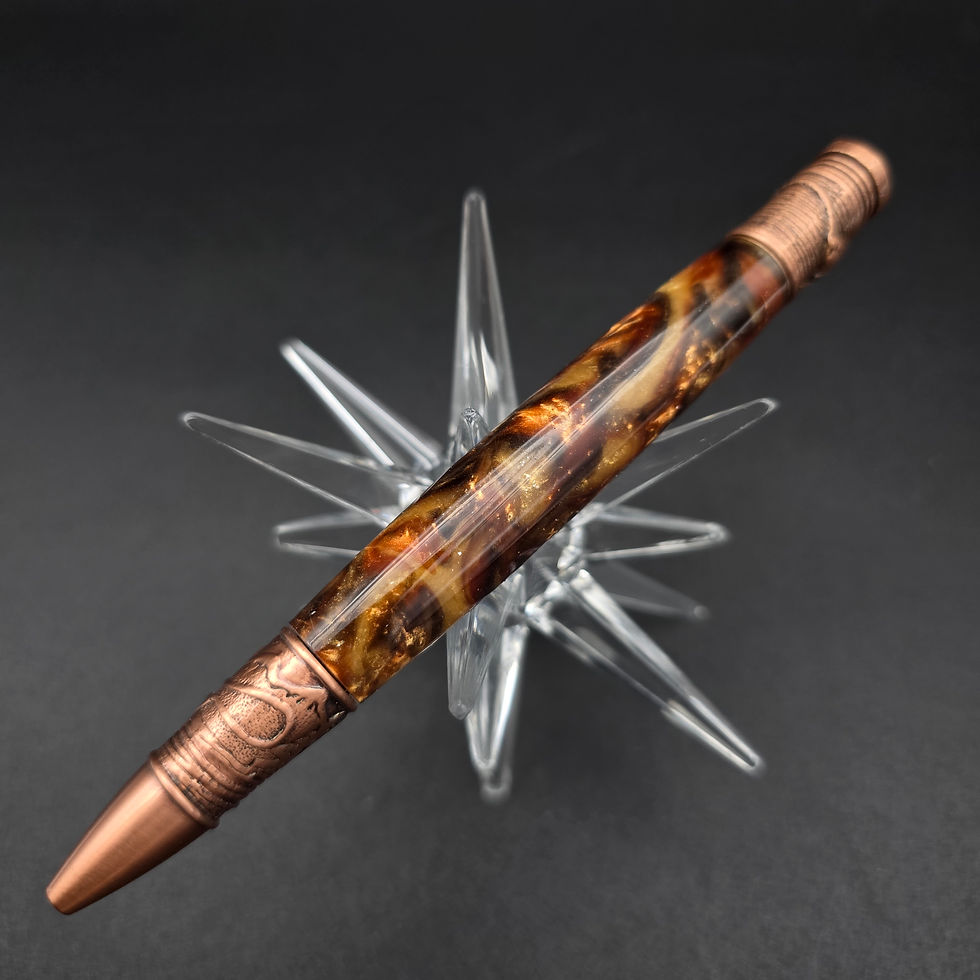 Thumbnail: Fisherman Mixed Color Pen with Antique Bronze Finish 226