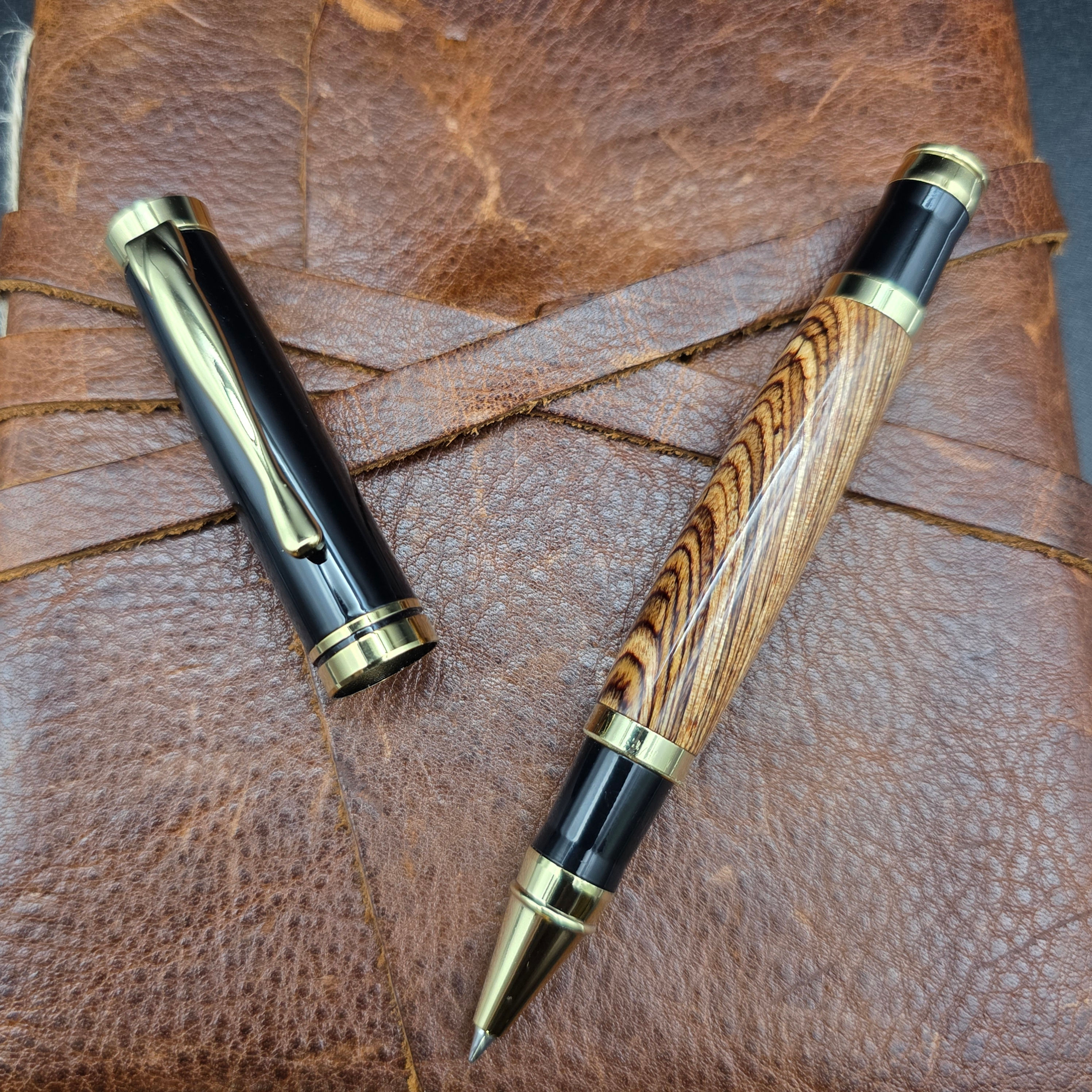 Oxford Alderwood Rollerball Pen with Chrome Finish 169