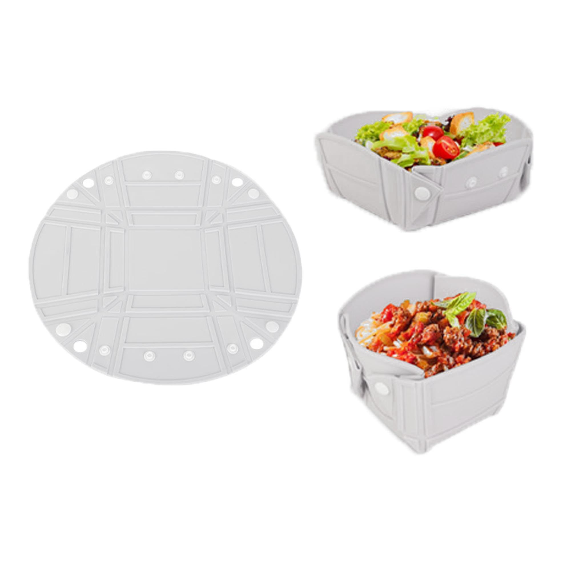 Camping Bowl Collapsible Silicone Bowl Portable Camping Tableware Folding Picnic