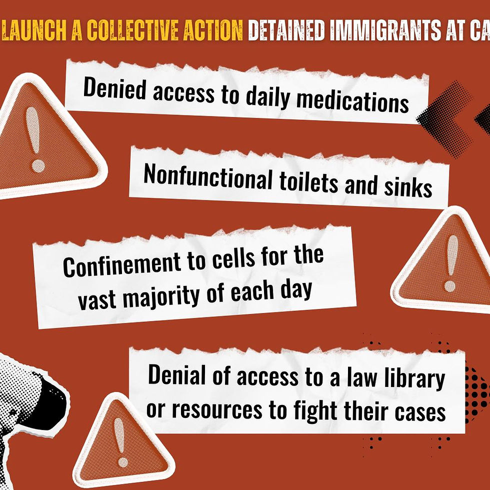 Over 100 Detained Immigrants at Newly Opened California City ICE Detention Center Launch Collective Action to Demand End to Abuse and Neglect