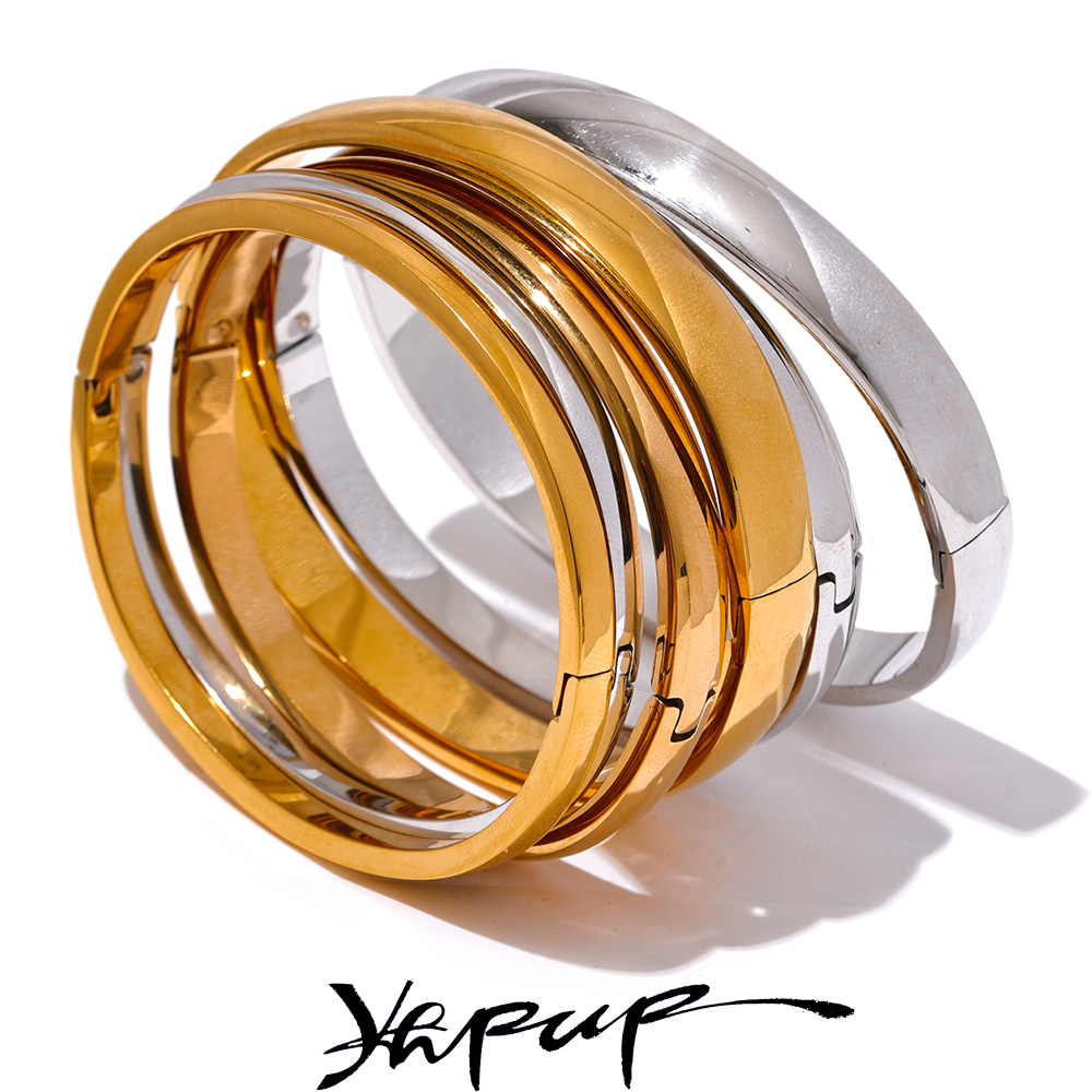 Bracelete Liso Clássico Dourado