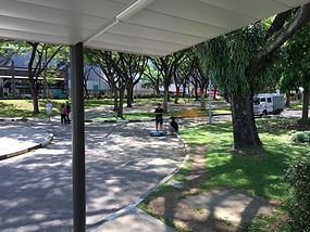 Walk along the small road to Sophia Education