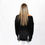 Thumbnail: Distressed black sweater 