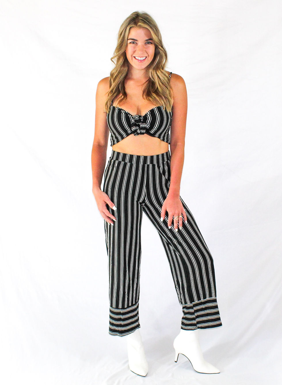 Restless striped top