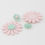Thumbnail: Daisy Pink and Teal earrings 