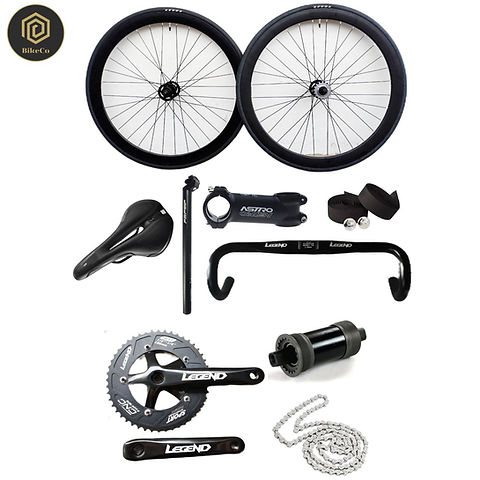 FIXIE Groupset Bundle Fixed Gear Bicycle Full Bike Parts Single - Main Image