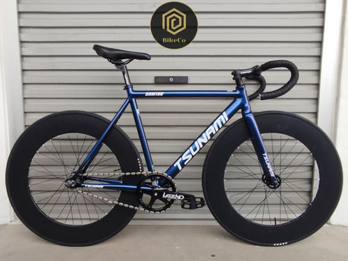 TSUNAMI SNM100 90mm Deep Section Track Fixie | Fixed Gear Bike
