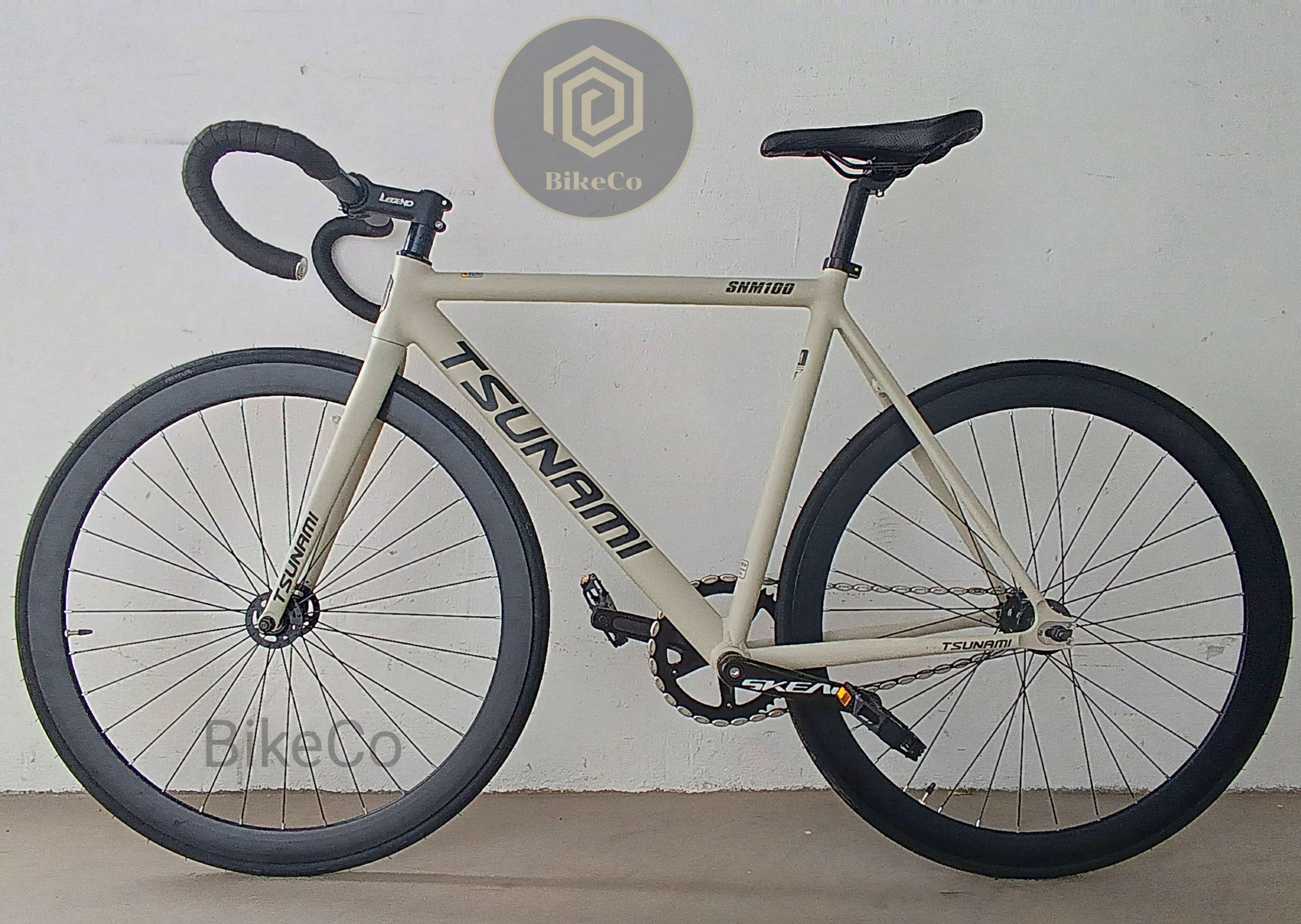 TSUNAMI SMN100 Cream Fixie | Fixed Gear Bicycle