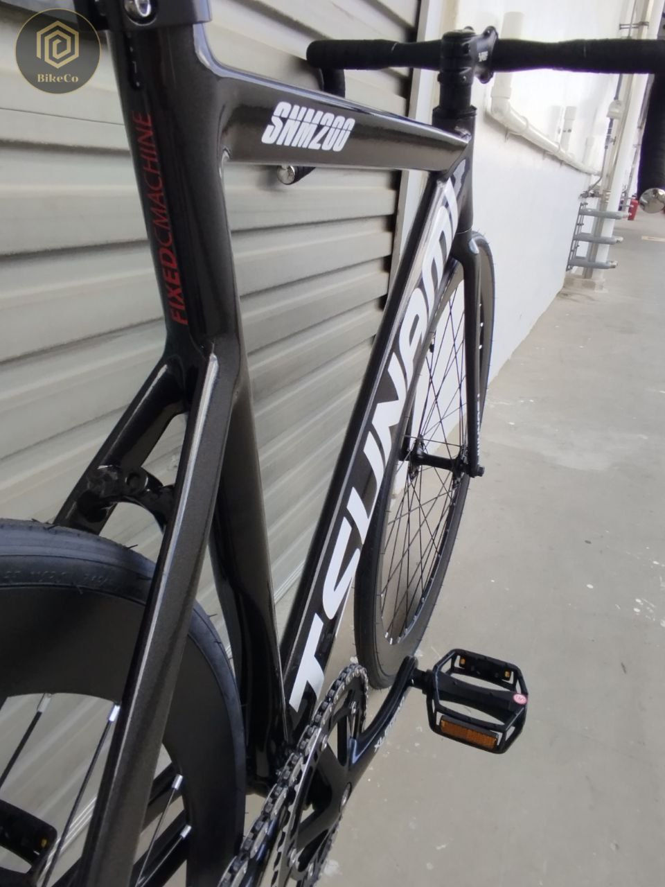 Thumbnail: TSUNAMI SNM200 Black Fixie Bike | Track Fixed Gear Bicycle