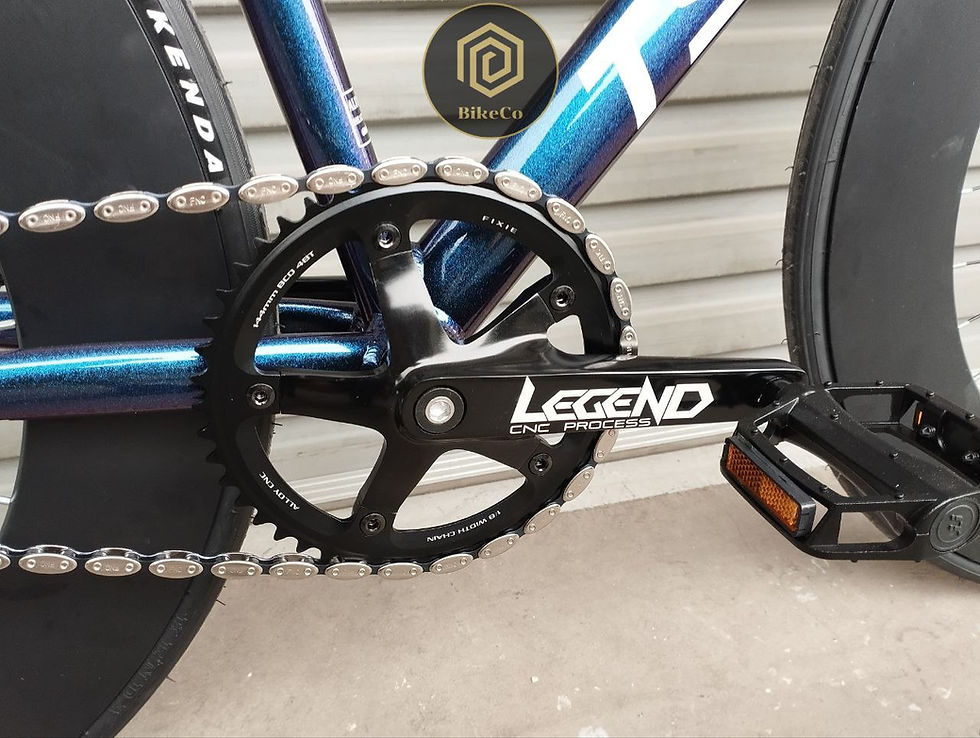 Thumbnail: TSUNAMI SNM100 90mm Deep Section Track Fixie | Fixed Gear Bike Chameleon