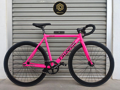 Tsunami SNM-100 Hot Pink Full Bike | Fixed Gear Track Bicycle