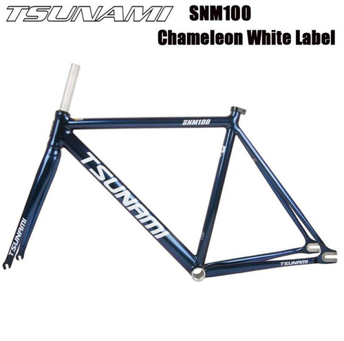 TSUNAMI SNM-100 Chameleon White Fixie Frameset | Fixed Gear