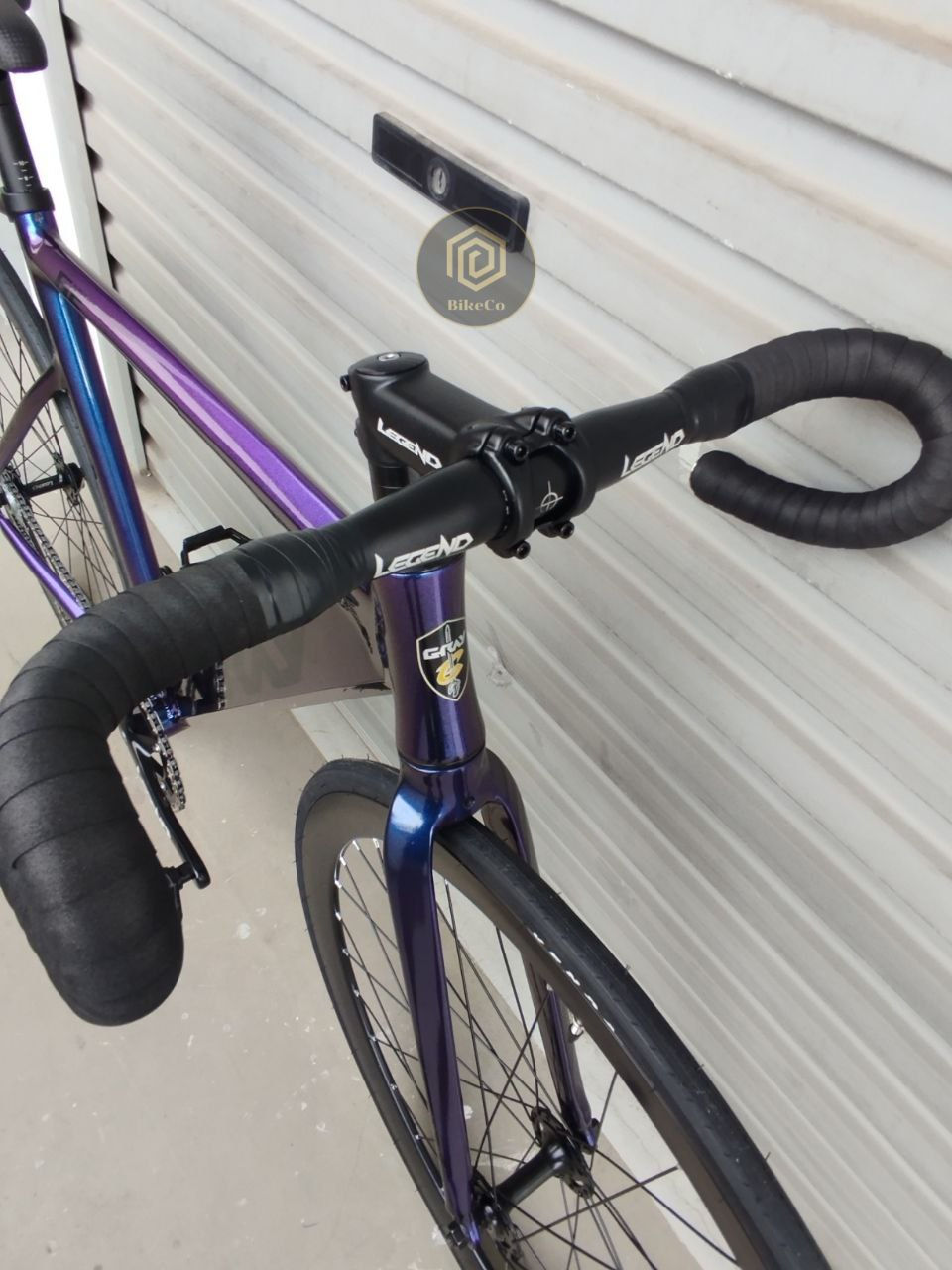 Thumbnail: GRAY F15 Fixie Full Bike | Fixed Gear Track Bicycle 