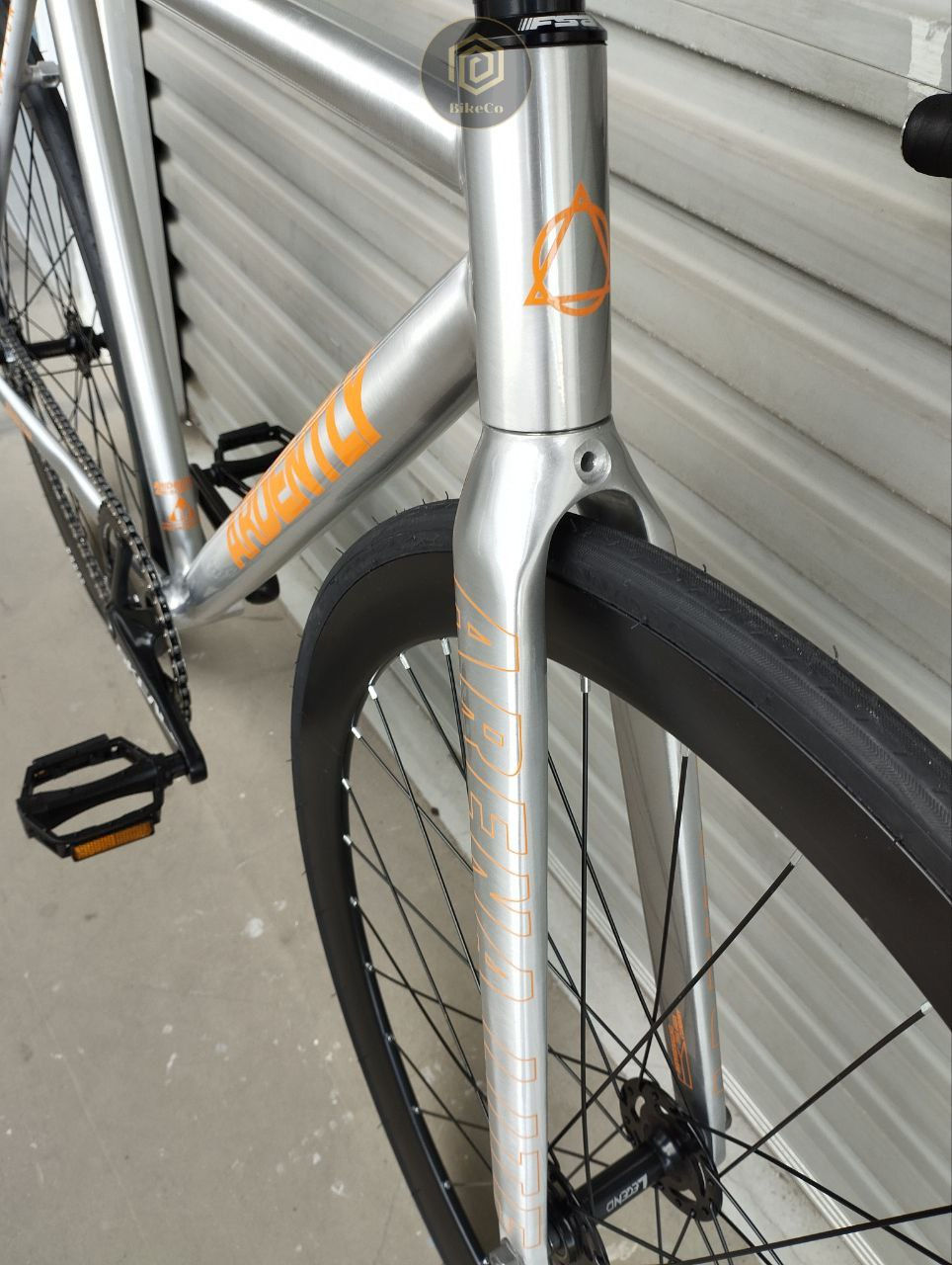 Thumbnail: ARDENTLY Arena Lite Fixie Bike | Fixed Gear Track Bicycle Legend Groupset Silver