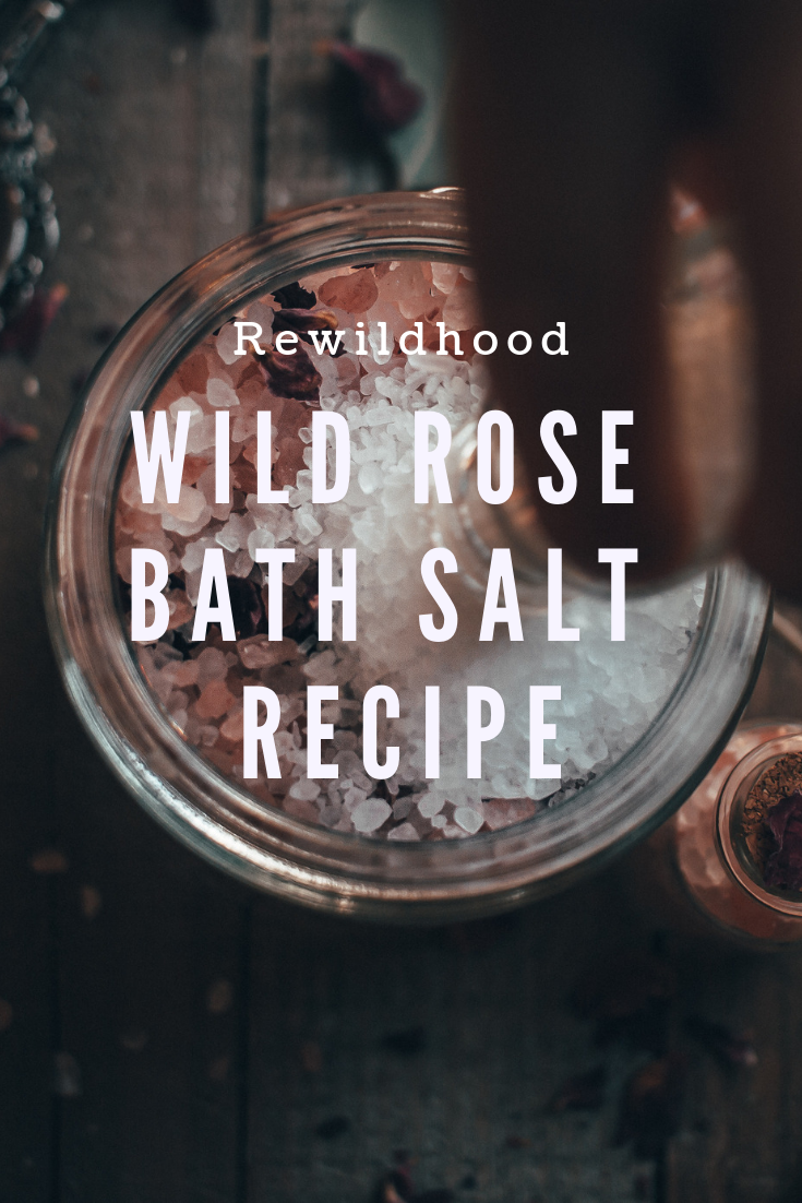 Wild Rose Bath Salt Recipe : Rewildhood