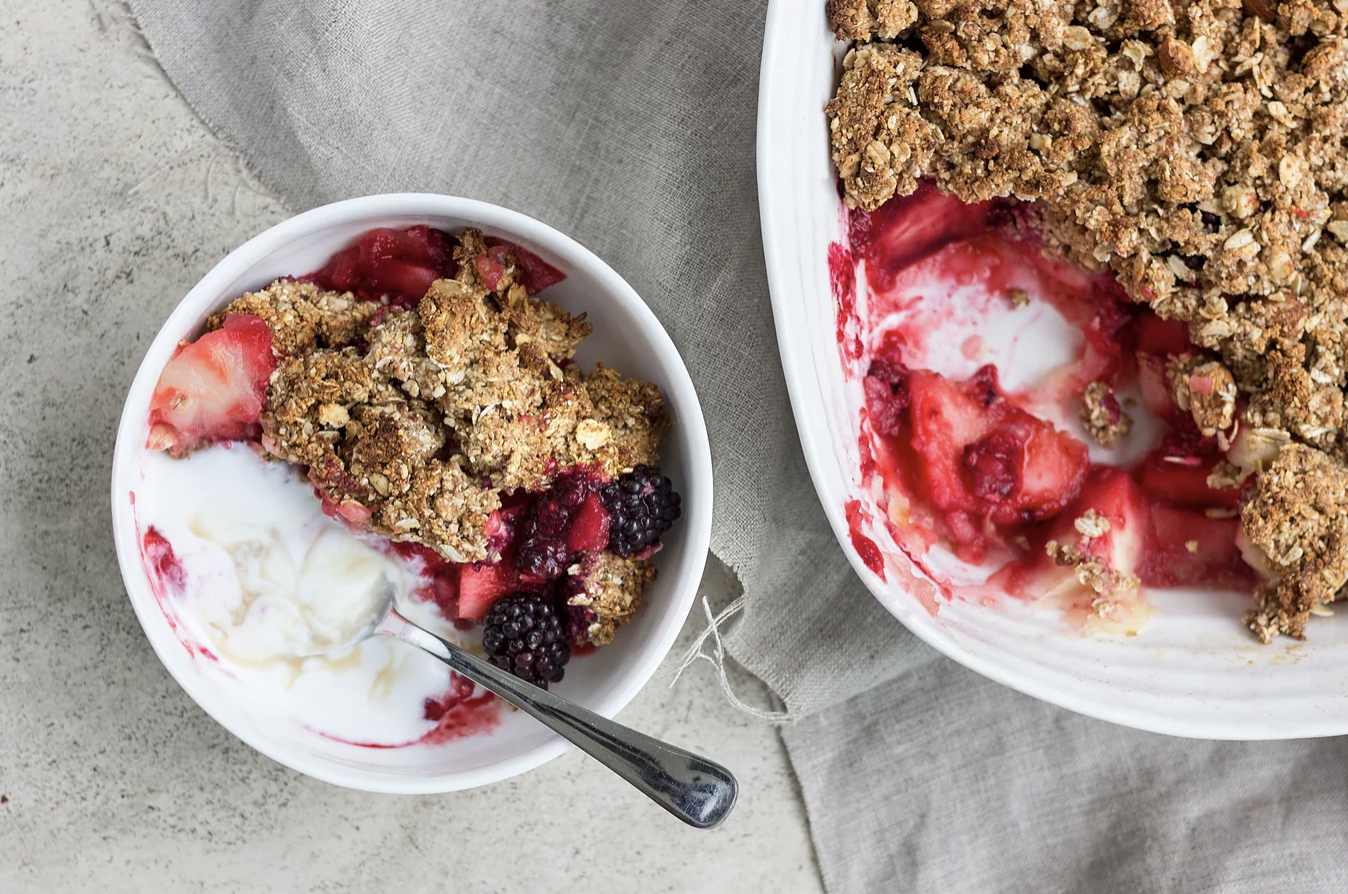 Berry and Apple Crumble