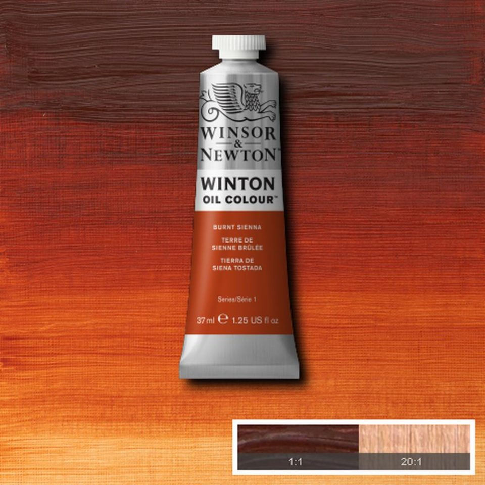 תמונה ממוזערת: צבע שמן וינטון burnt sienna