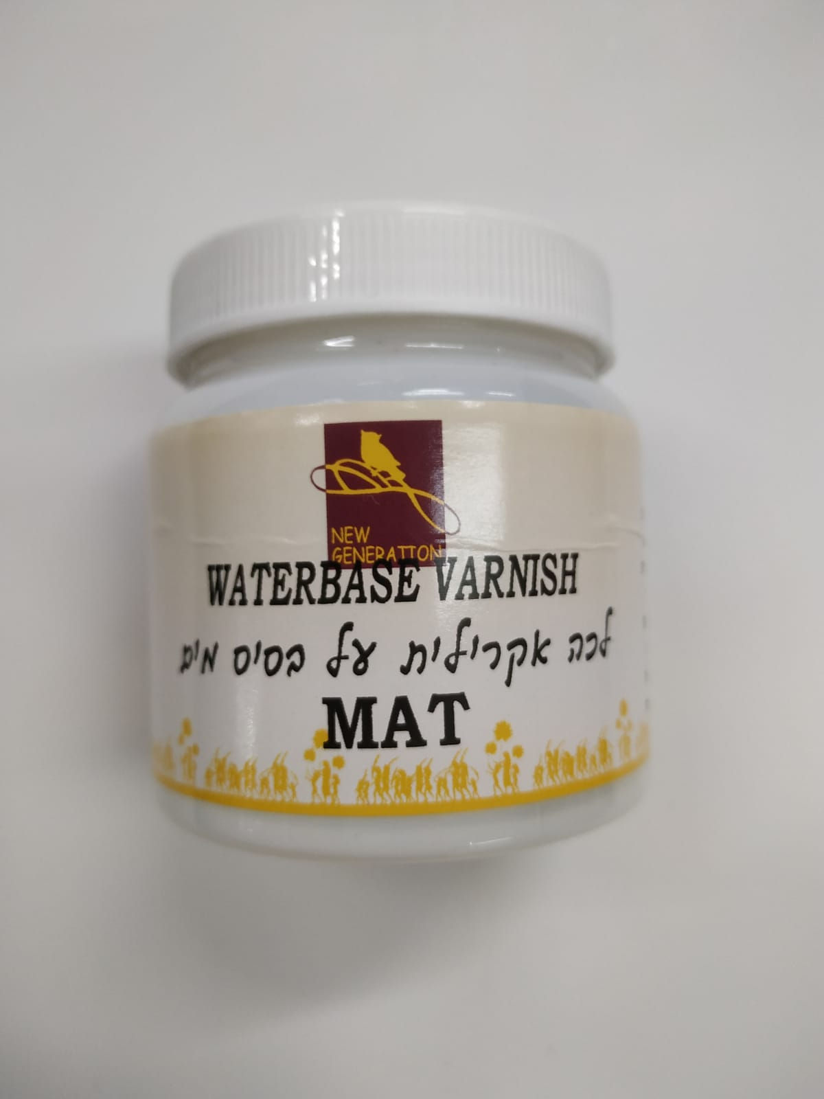 לכה אקרילית מט בסיס מים