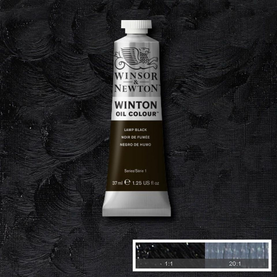 תמונה ממוזערת: צבע שמן וינטון lamp black