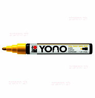 טוש מרקר אקרילי YONO yellow 019 עבה