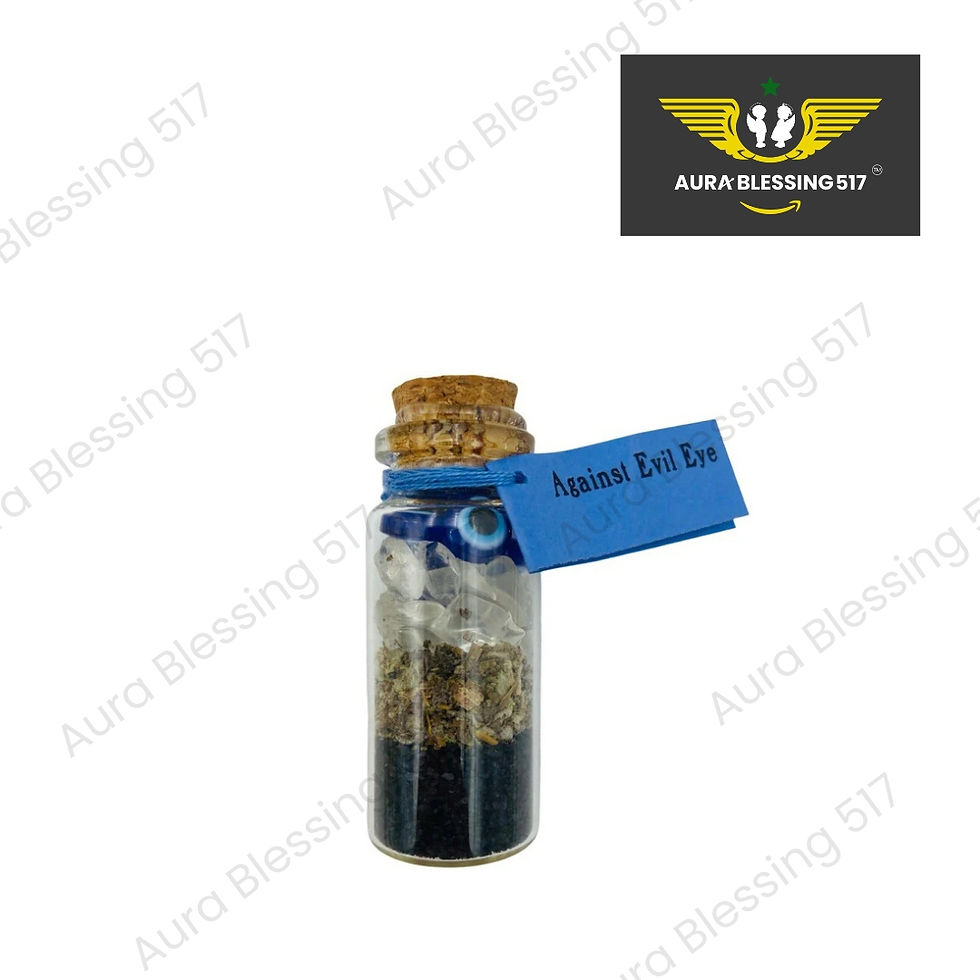 Protection Against Evil Eye Spell Bottle for spiritual defense and safety