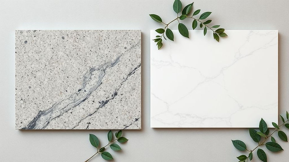 muestras de granito y cuarzo para remodelaciones de departamentos en Lima Perú