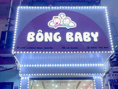 Mẫu Bảng Hiệu Shop Mẹ Và Bé 2026 – Đẹp, Thân Thiện, Dễ Nhớ