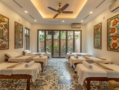 thiet ke phong cham cuu: kien tao khong gian tinh lang, thu gian va chuyen nghiep