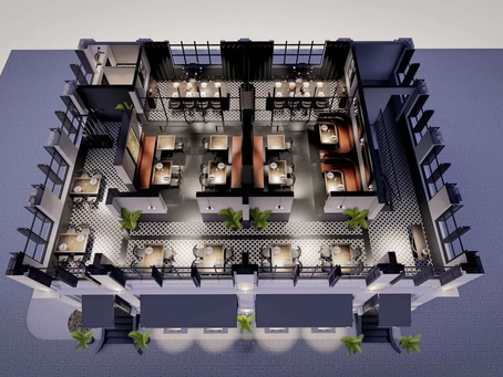 Bản Vẽ Thiết Kế Nhà Hàng 200m2 Chuẩn – Giải Pháp Tối Ưu Không Gian & Chi Phí