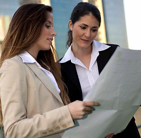 Business Women Planning