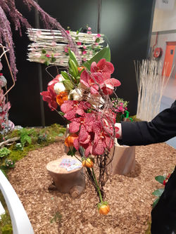Bouquet retombant