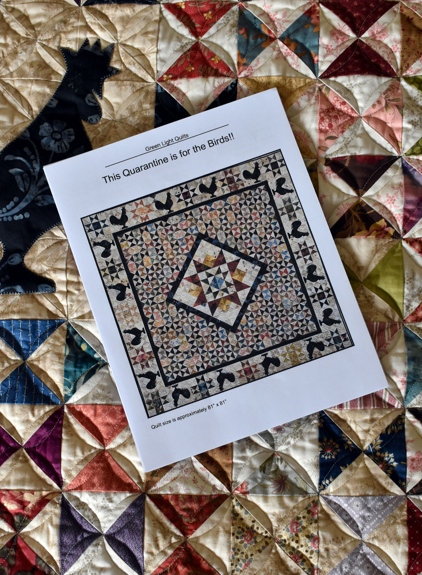 This Quarantine is for the Birds Quilt | Paper Pattern