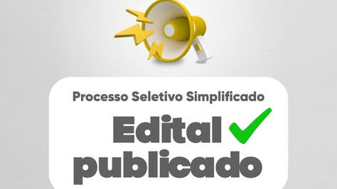 Edital de Processo Seletivo para a contratação de cozinheiros dias 29 e 30 de abril.