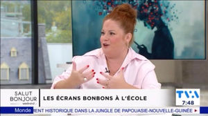 Les écrans bonbon à l'école