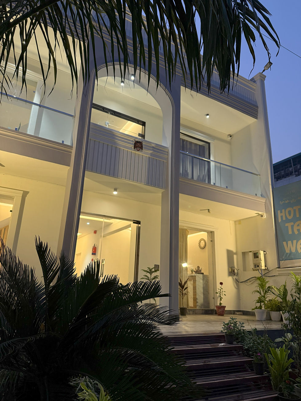 Front Elevation of Hotel Taj Way