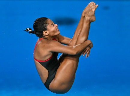 La mexicana Alejandra Estudillo avanza a la Final de trampolín 3 metros; busca su medalla en París 2024