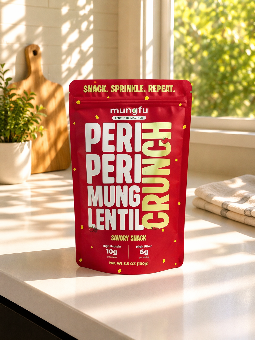 Mungfu Crunch - PERI-PERI Mung - 4 Pack