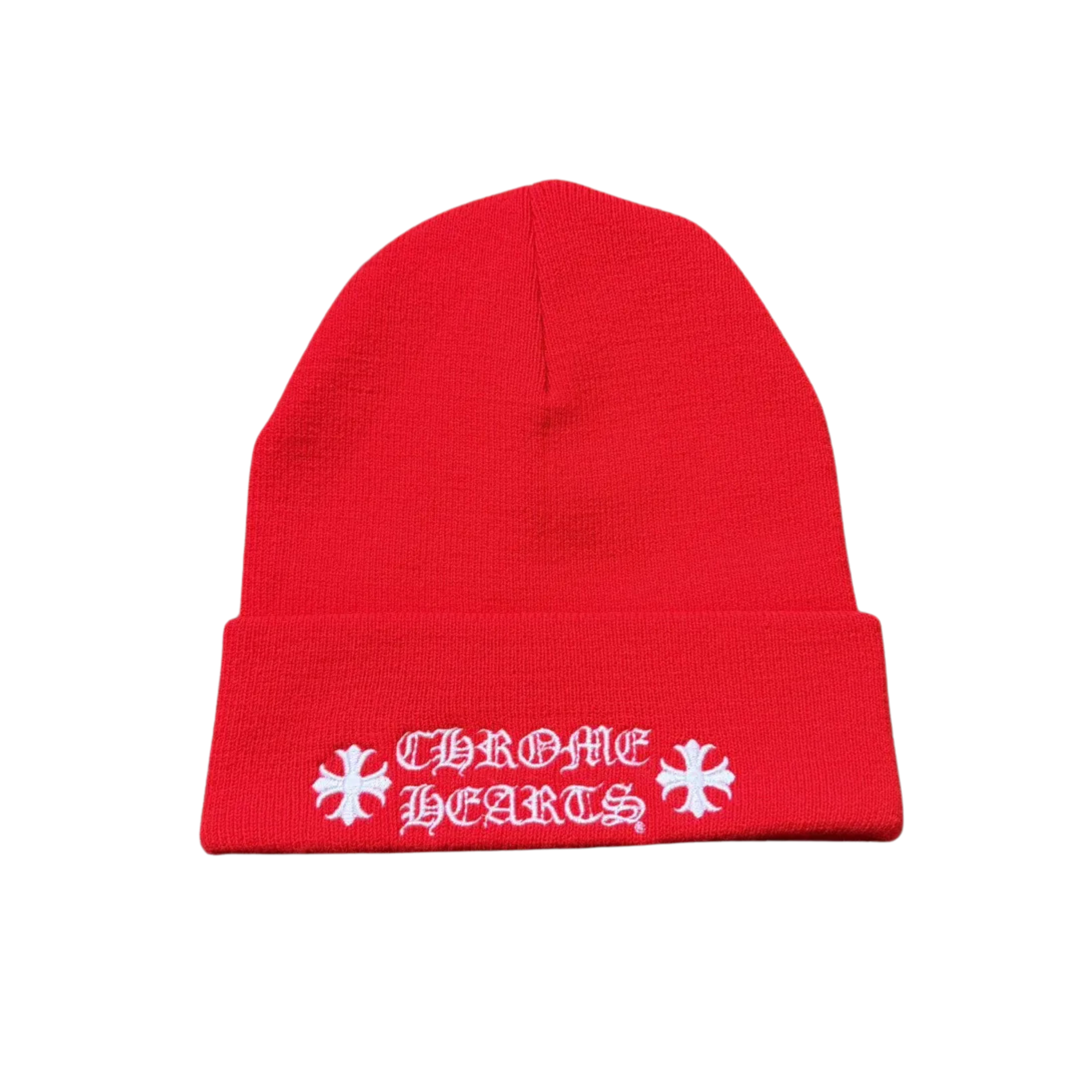 Chrome Hearts Logo Beanie 'Red'