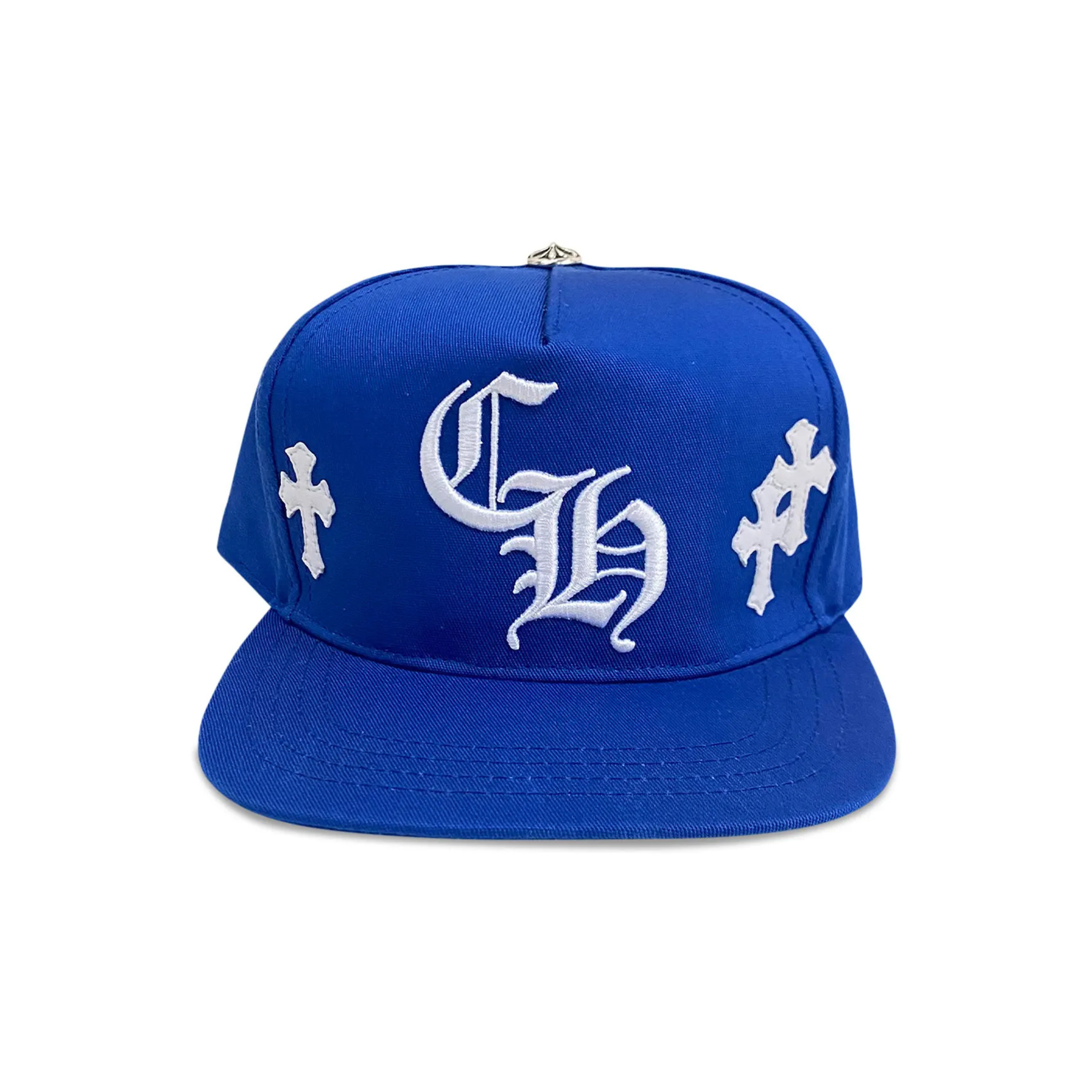 Chrome Hearts CH Cross Patch Baseball Hat 'Blue'
