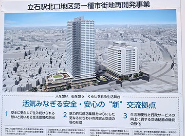 京成立石駅北口　再開発