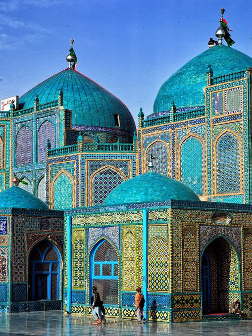Blue Islamic Architecture