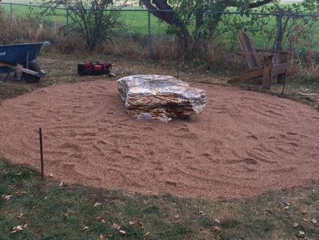 A Two Ton Big Rock Fireplace Install