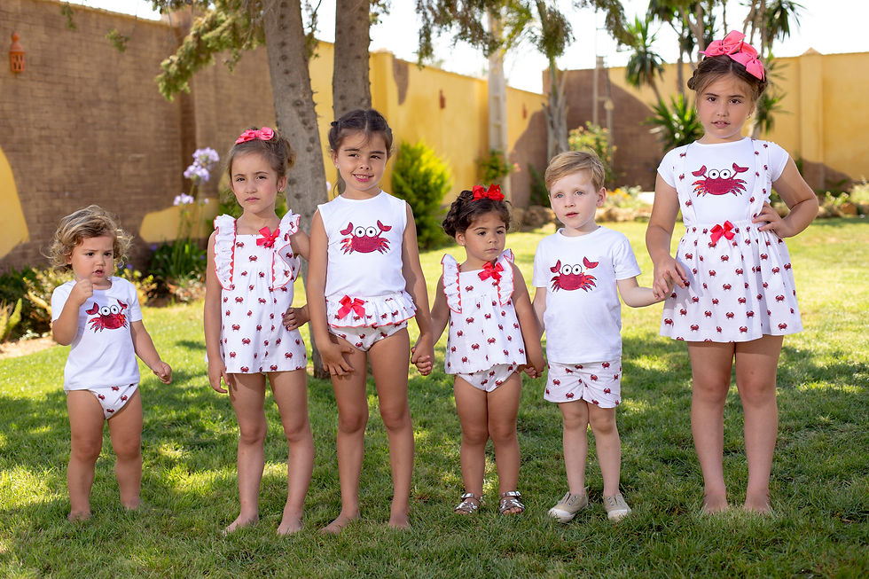 Miniatura: Mon Petit - Vestido Evasé Cangrejos 120