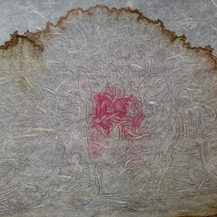 Empty mirror 0305, 31cmX36cm, Ink on paper, 2019.jpg