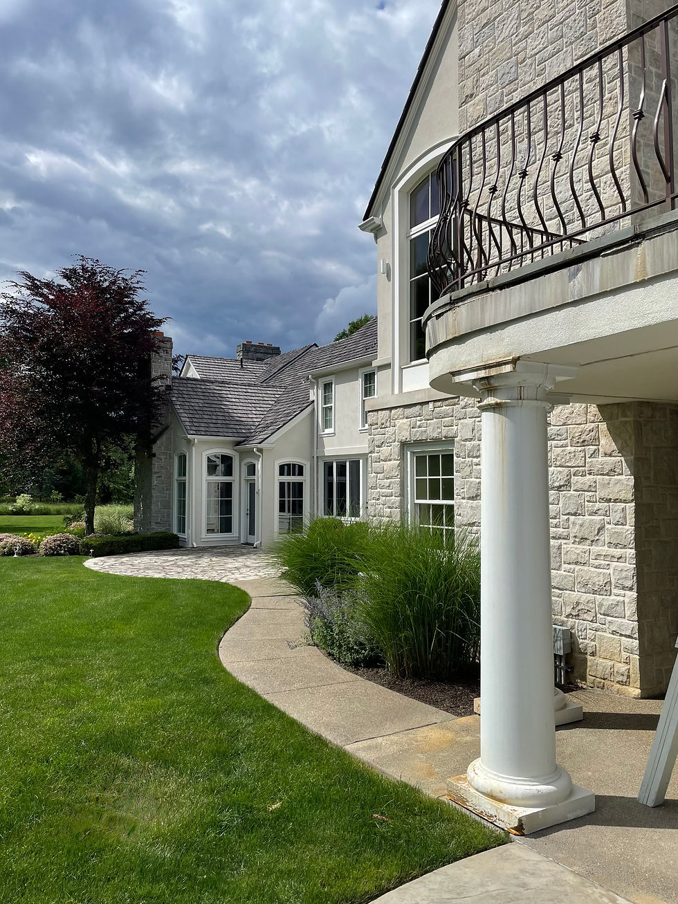 Custom Stucco Siding and Brava Shake Roof Installation