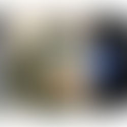 Three vinyl records with jazz album covers: Guaraldi and Sete's green cover, Monk's tram photo, and Montgomery's guitar close-up.