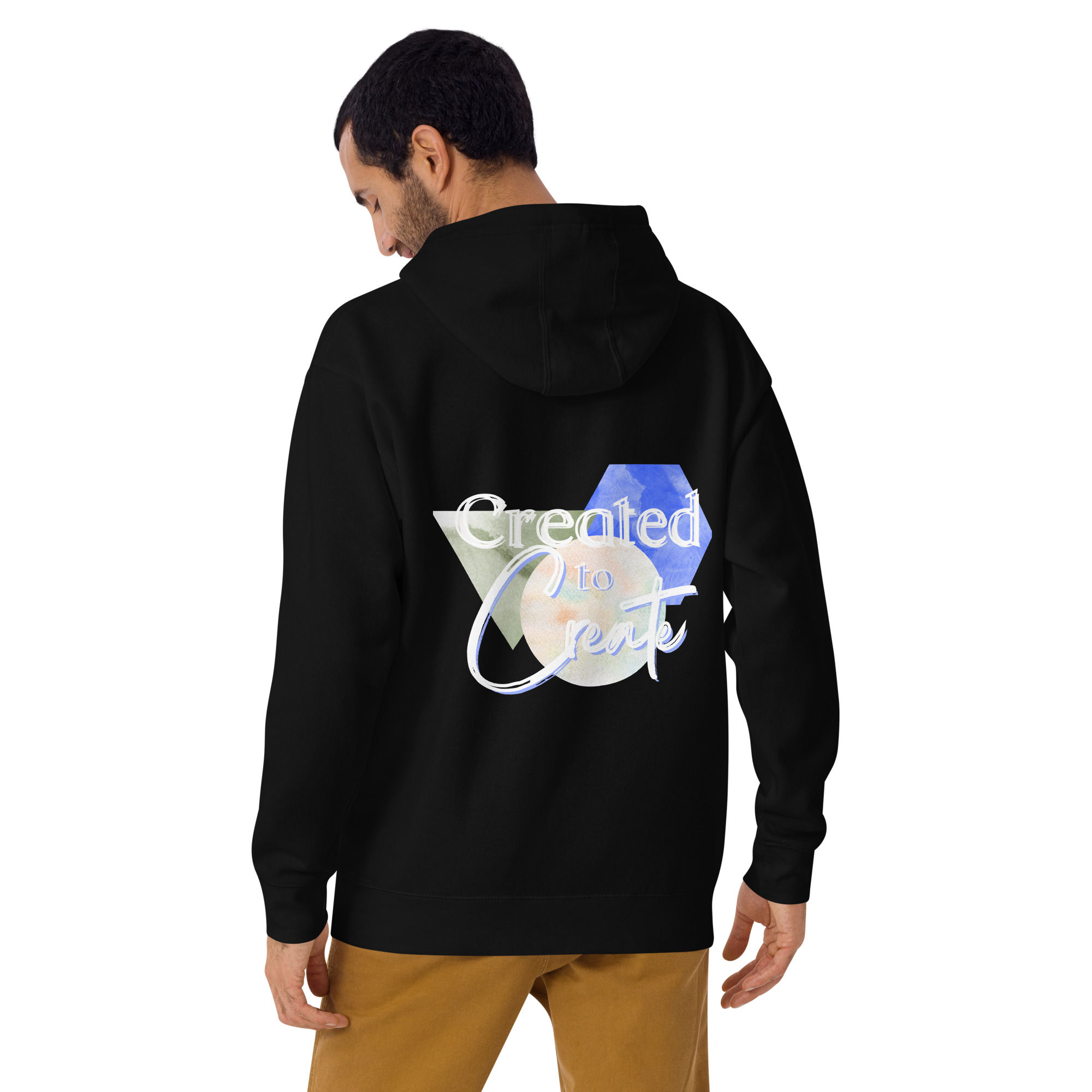 Created to Create Black Unisex Hoodie