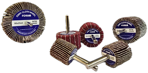 MOP WHEELS, FLAP WHEELS, NON WOVEN COMBI WHEELS